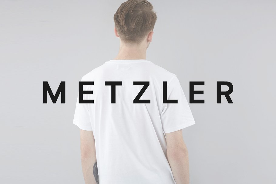 Пример шрифта Metzler